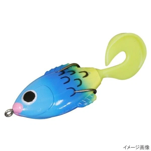 Lote de 2 señuelos de pesca JACKALL Frog Bottler Grinch Japón nuevo cebo de agua superior difícil de encontrar raro Foto 3 de 4