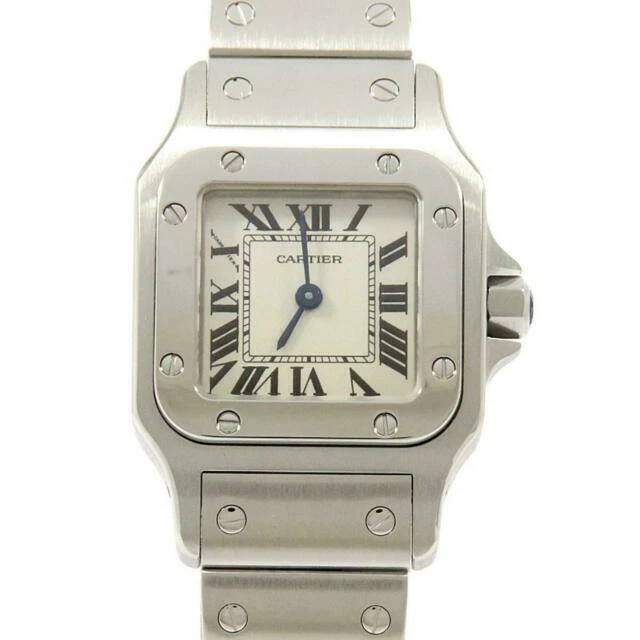 Cartier Santos - 24 mm, White Gold for sale | eBay display picture 2