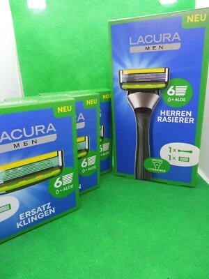 Lacura Men, 6-Klingen-Rasierer + 3 PG (á 3EA Ersatzklingen)