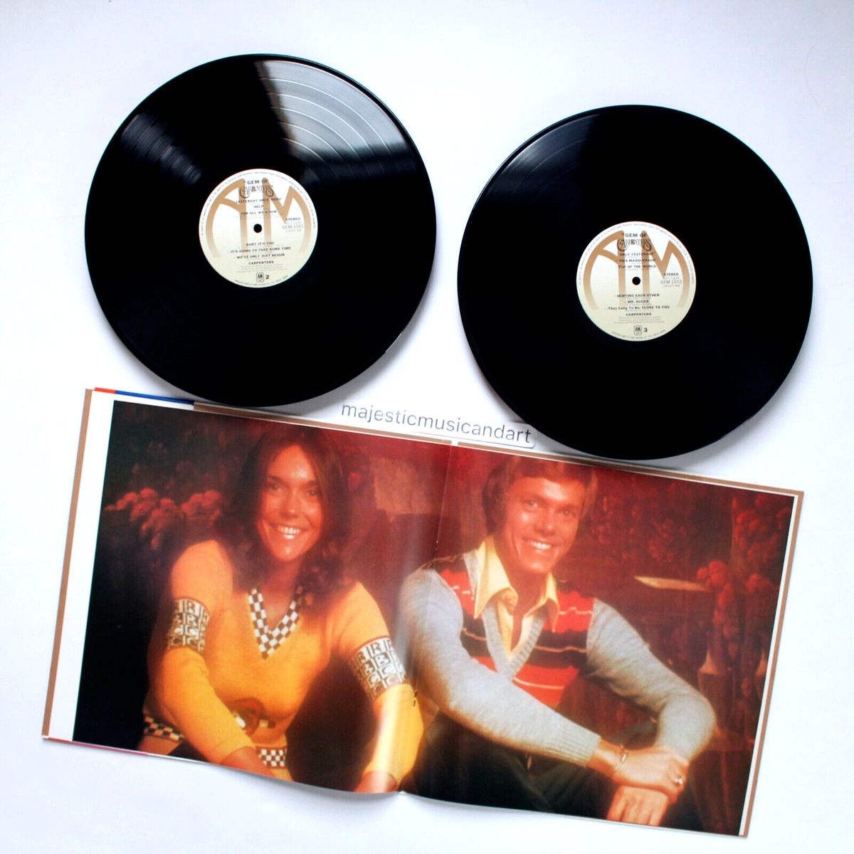 BEAUTIFUL KAREN CARPENTER COVER THE CARPENTERS VINYL 2 LP