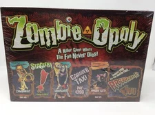 Zombie Opoly Zombieopoly Monopoly Board Game Halloween New Sealed Box Damage