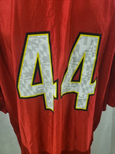 NWOT University of Maryland Under Armour Football Jersey Red NCAA L - Picture 6 of 9
