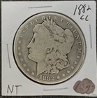 1882 CC Morgan Silver Dollar VG Better Date CC
