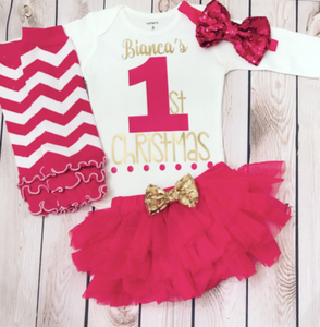 newborn girl christmas outfit