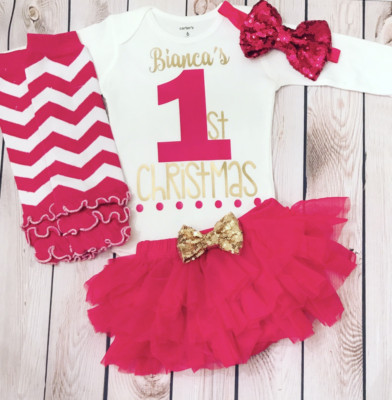 newborn girl christmas outfit