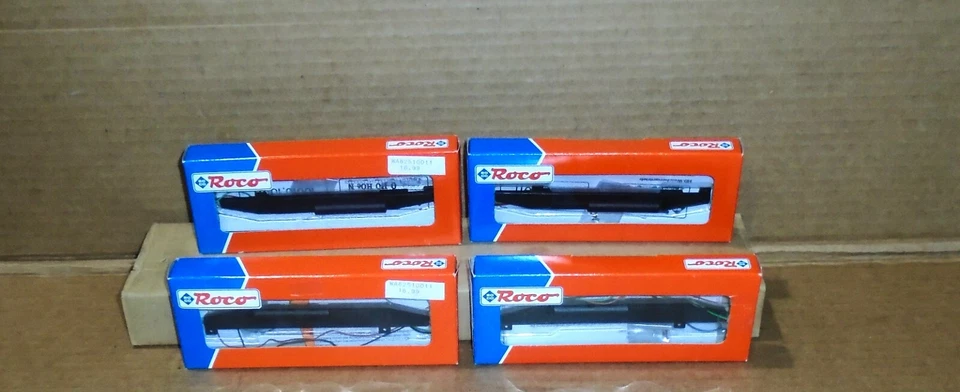 : Roco HO Trains .. "Lot of (4) Roco Right Hand Switch Machines"  ..  NIB #10011 - Image 3 of 4
