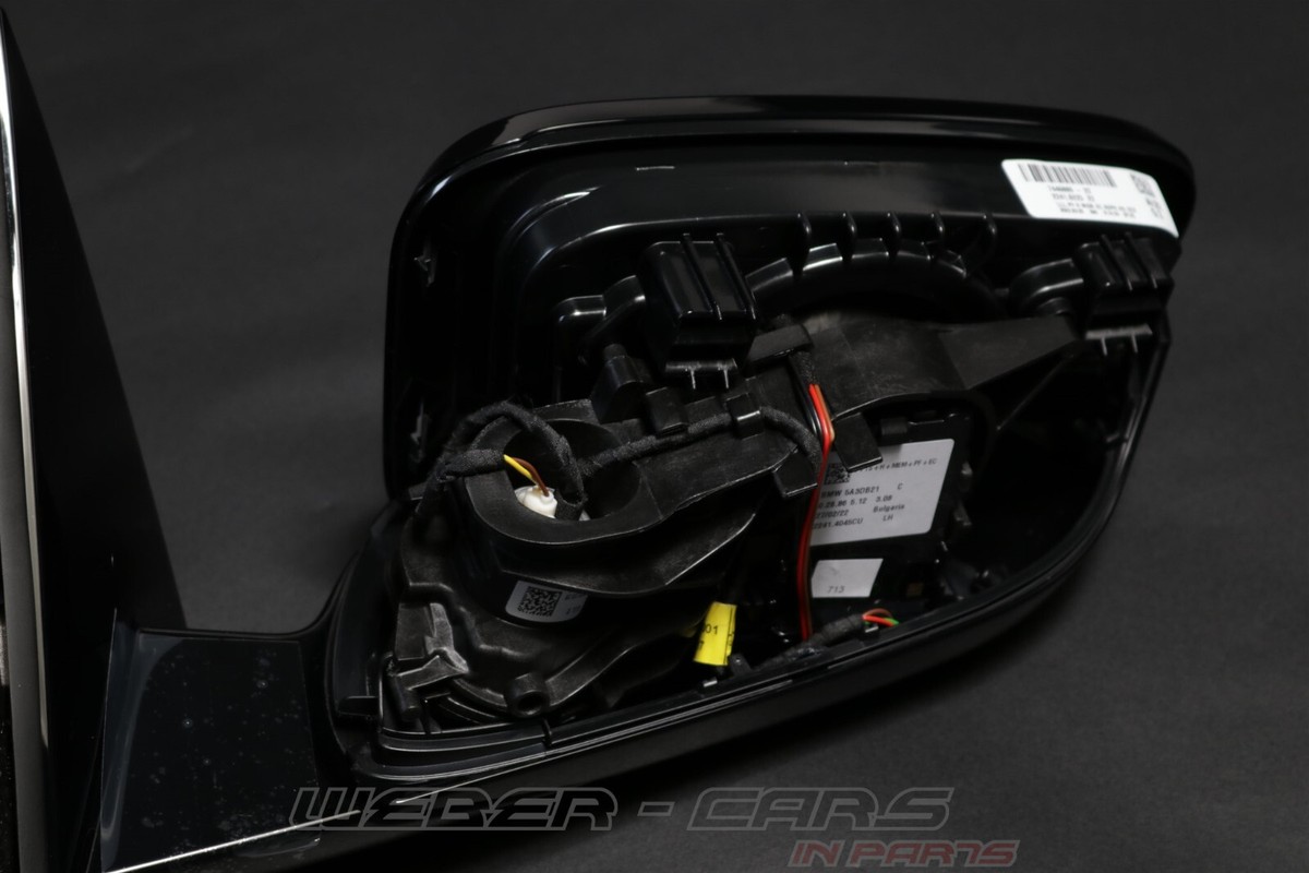 8498203 8498204 Exterior Mirror Shadowline New Original BMW 3er 