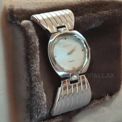 VINTAGE GUCCI  VISTA DAMEN-ARMBANDUHR EDELSTAHL 1980er JAHRE