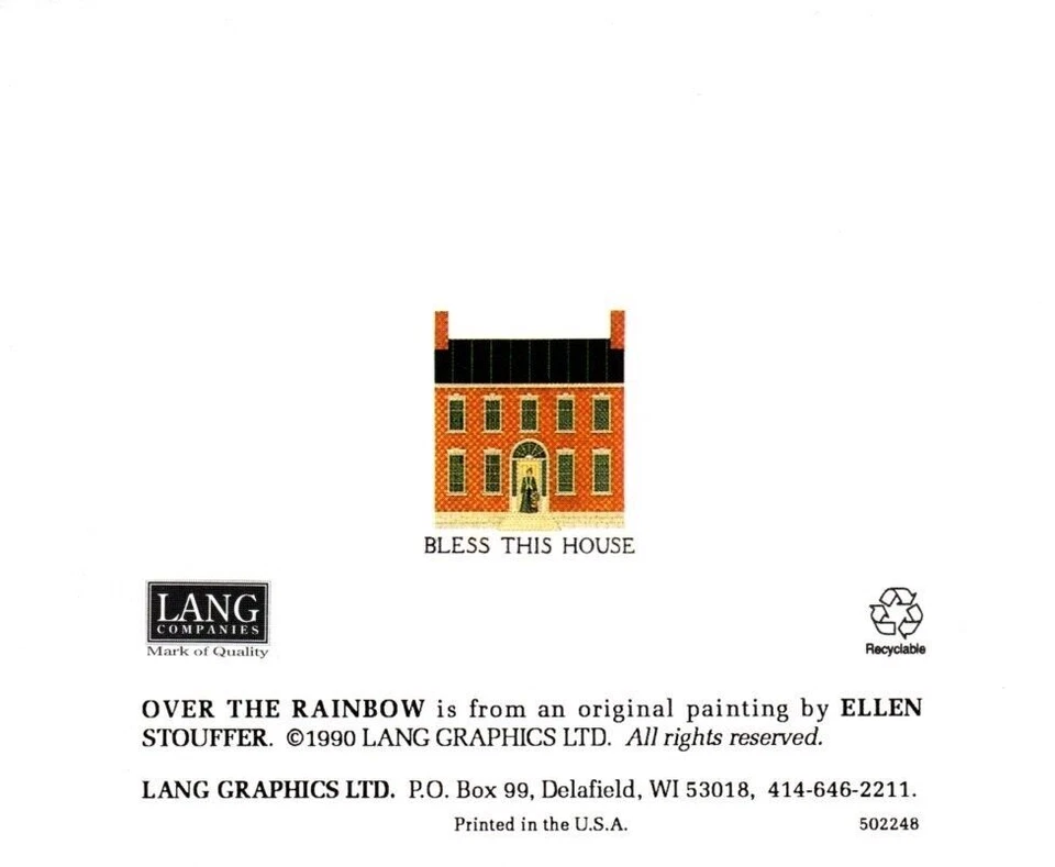 Rainbow Alphabet Promise We See Ellen Stouffer Lang Blank Note Cards - Set of 6 - Image 3 of 3