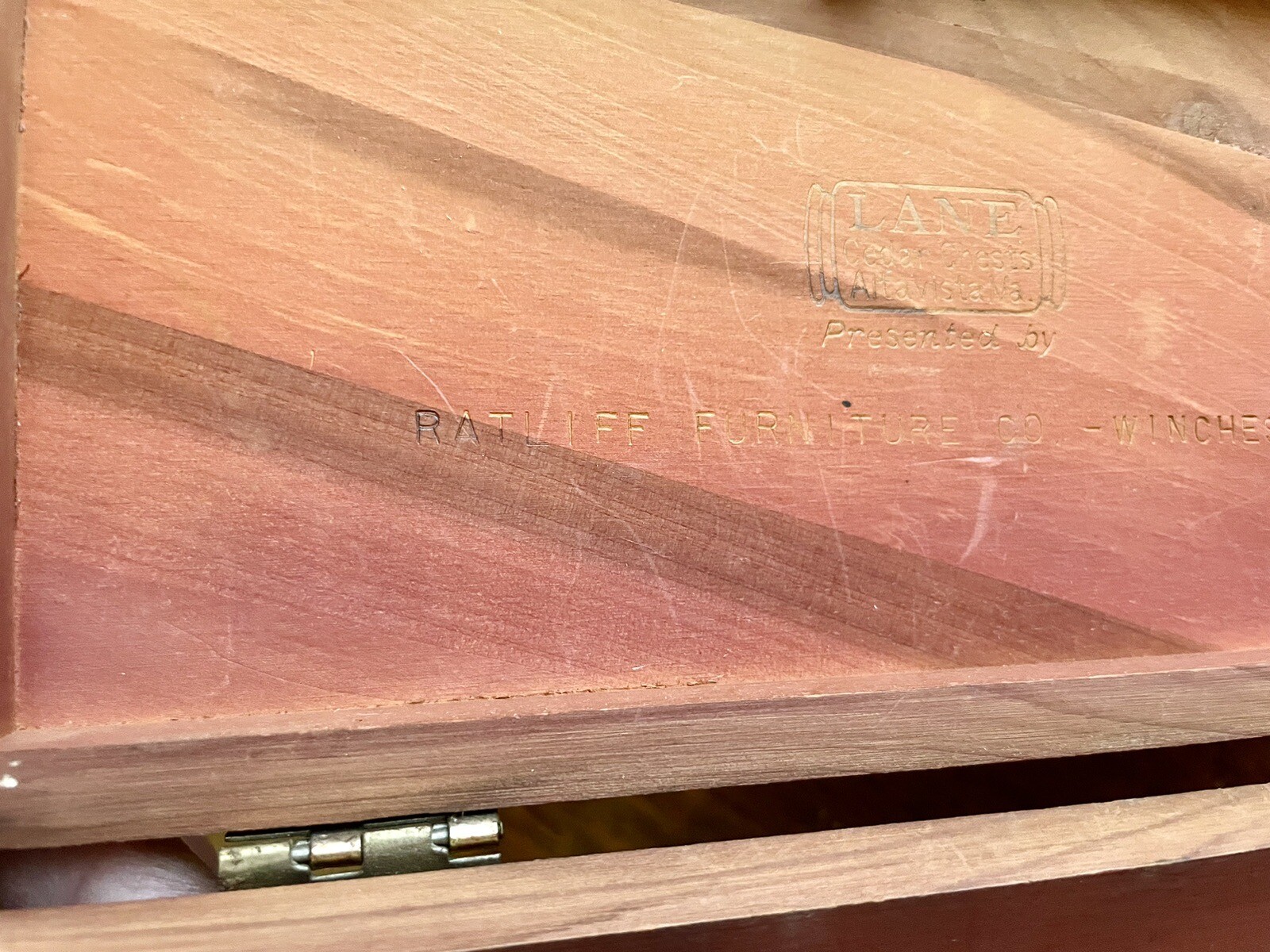 Vintage Lane Cedar Chest Jewelry Box 1960's Furniture Store Gift eBay