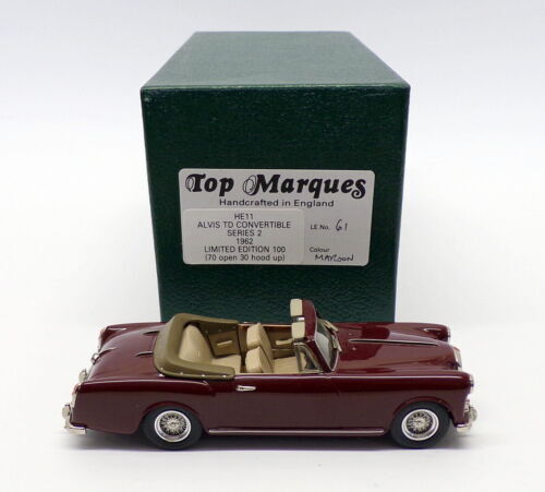 COCHES CLASICOS A ESCALA: ALVIS 4.3 LITRE DROPHEAD CONVERTIBLE 1938