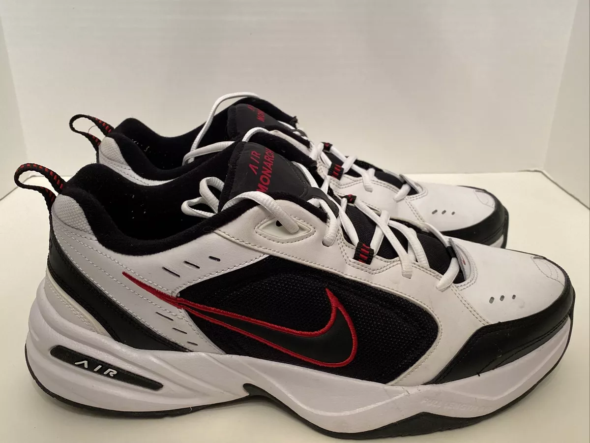 13 - Nike Air Monarch IV White Black Red eBay