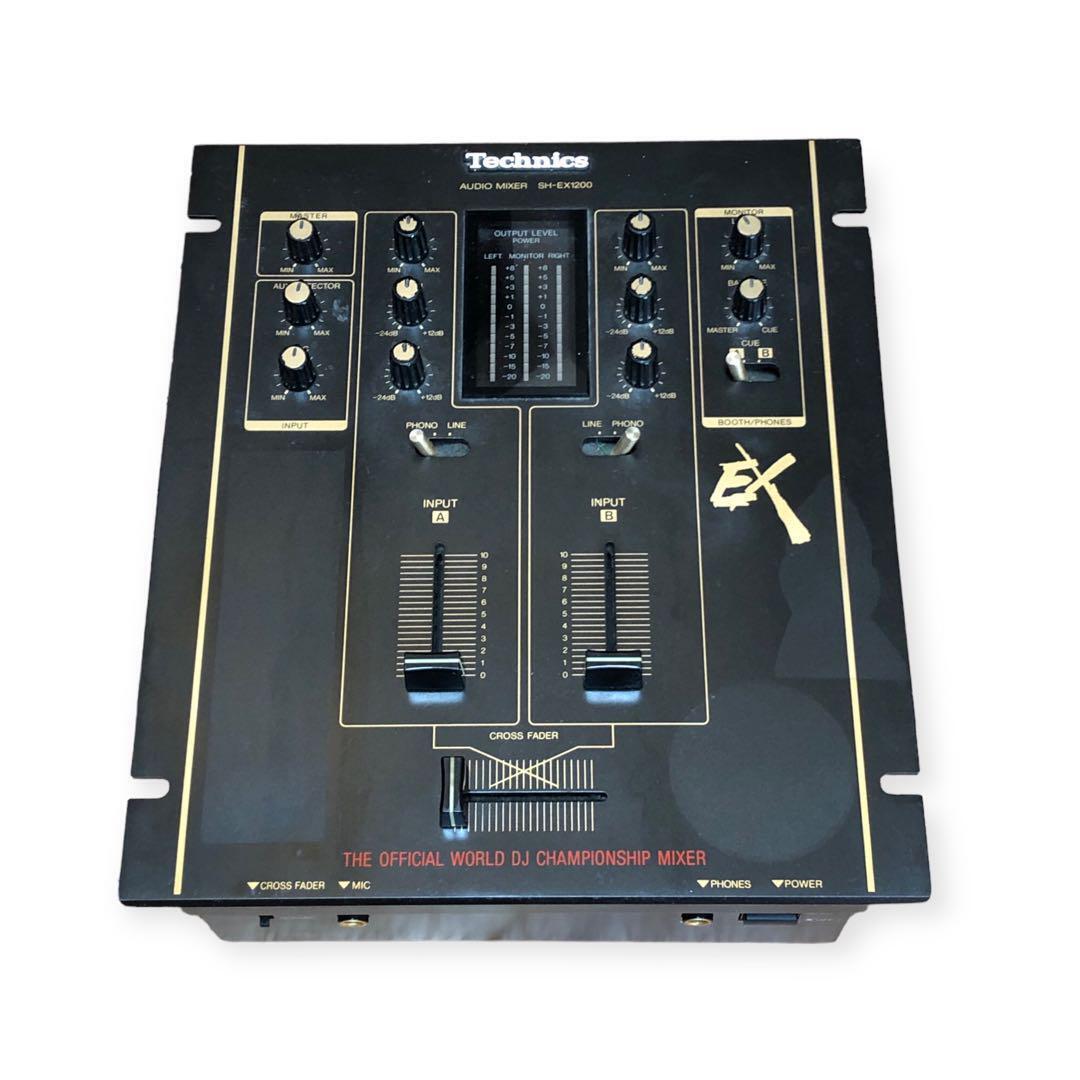 Technics SH-EX1200 Audio Mixer DJ Mixer Black sound output