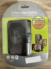 F New IOGear GVS92 2-Port Video Splitter