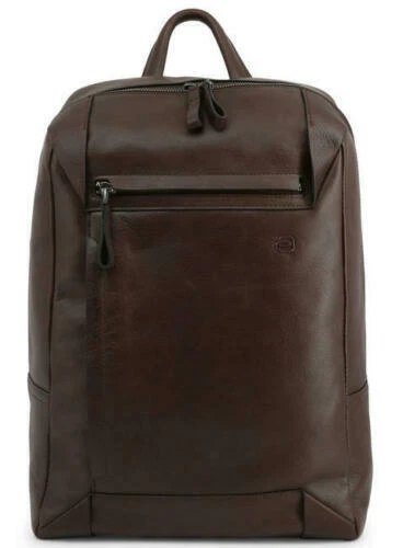 Sac à dos marrons en cuir pour homme