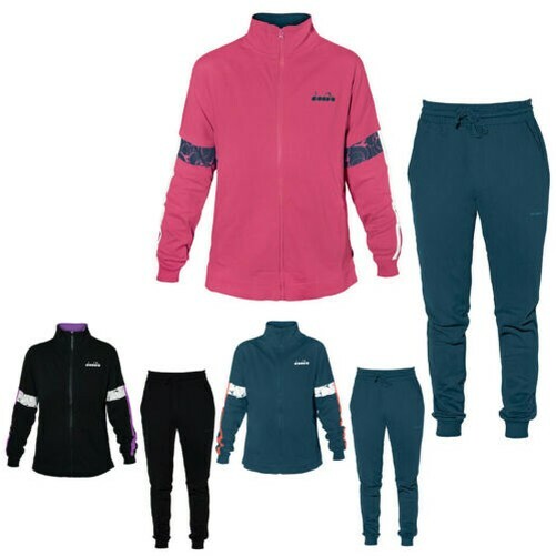 DIADORA L.Tracksuit Fz Core Woman Suit Set Sweatshirt Springy