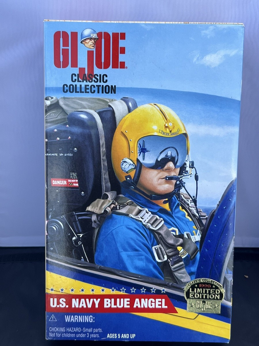 ミリタリー G.I. Joe U.S. Navy Blue Angel Hasbro G.I. Joe U.S. Navy Blue Angel Action Figure for sale