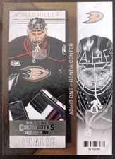 2013 - 2014 Panini Contenders Jonas Hiller Ducks #14 Hockey Card