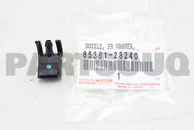 8538128240 Genuine Toyota NOZZLE SUB-ASSY, WASHER 85381 8538128240 Genuine Toyota NOZZLE SUB-ASSY, WASHER 85381