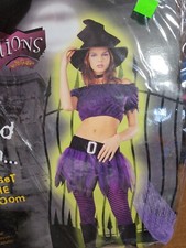 XX 1908 Wicked Witch Dress Woman Costume By Disguise