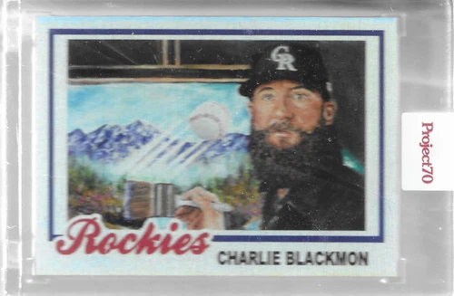 2021 PROJECT 70 #382 CHARLIE BLACKMON FOIL 39/70 - JONAS NEVER MYOSITIS ASSC