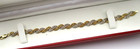 10K Yellow & White Gold Diamond-Cut Wavy Link Bracelet — photo 8