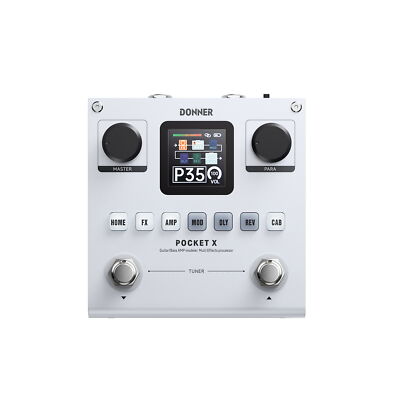 Donner Pocket X Multi Effects Pedal 62 Effects 20 IRs 3-band