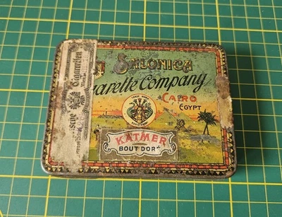 Blechdose 25 Stück "SALONICA Cigarette CAIRO EGYPT" Katmer Bout D'or Österreich - Bild 1 von 4