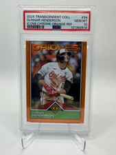 2024 Topps Chrome Transcendent Baseball Gunnar Henderson Orange /25 PSA 10