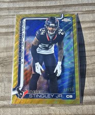 Derek Stingley Jr. 2025 Topps Chrome Football Gold Wave /50  Texans