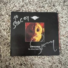 SAM LLANAS - Whole Night Thru - CD - Import - **Excellent Condition autographed