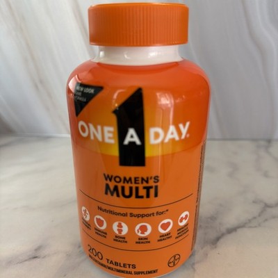One A Day Women's Complete Multivitamin/Multimineral 200 Tablets Exp 27/11 Or ..