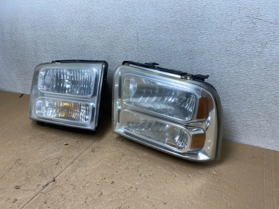 Faros laterales izquierdo+derecho Ford F-250 F250 Super Duty 2005-2007 V3494 DW Foto 2 de 4