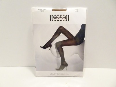 Wolford Velvet De Luxe 66 Tights Size XS Lion #18207 Made in Austria