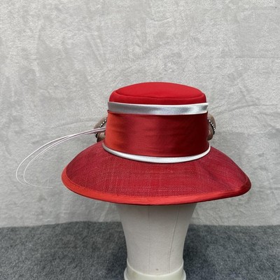 Champagne Italy Hat Fascinator Womens Brown Taffeta Rhinestone Derby Church Derby Church Hats Women main image 4