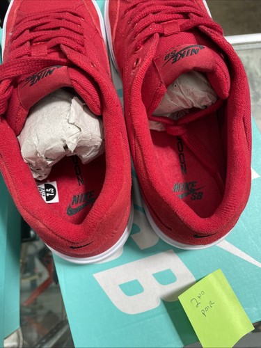NIKE SB ZOOM GTS - ROSSO - 7.5 - DA COLLEZIONE (2° COPPIA) - Foto 6 di 13