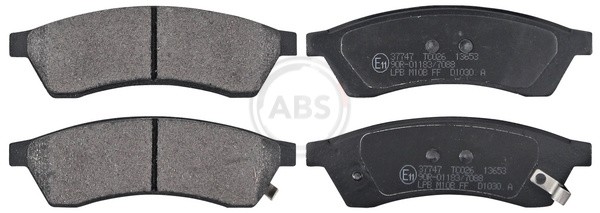 A.B.S. 37747 Bremsbelagsatz, Scheibenbremse For Chevrolet Daewoo-image