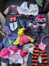 Mixed Lot of Doll Clothes for 18" Girl Doll OG, Battat and Unbranded Shoes