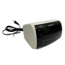 Sony Dream Machine ICF-C112 AM/FM Alarm Clock Radio White