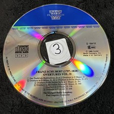 Franz Schubert 1797-1828 Overtures Volume 2 Music CD 1988