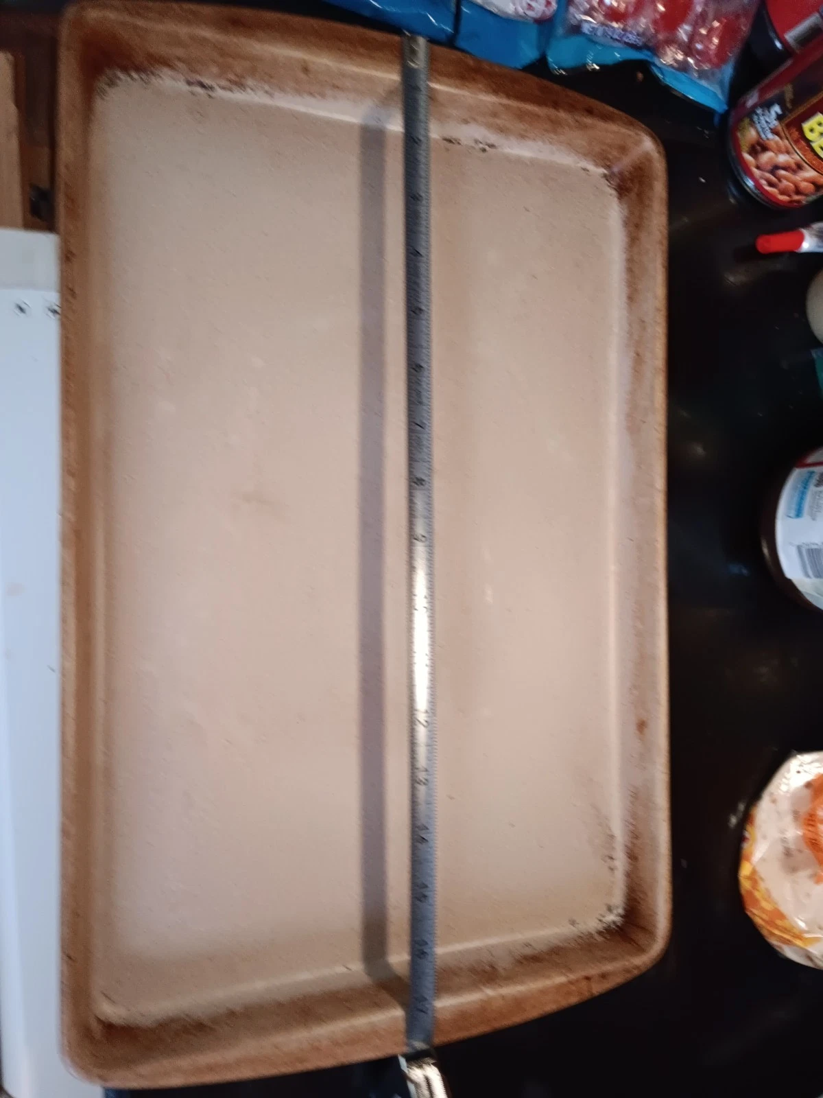 Pampered Chef Large Bar / Cookie Sheet Pan 11 1/4” x 17 5/8” Stoneware USA 11x17
Opens in a new wind