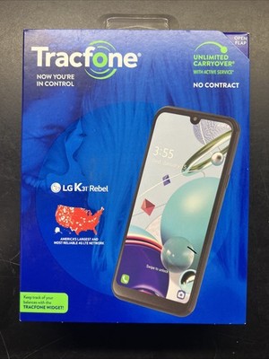 Tracfone Wireless LG K31 Rebel 32GB Black (Locked) For Tracfone Only ...