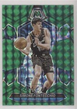 2023-24 Panini Mosaic Green Mosaic Prizm Simone Fontecchio #133 1d13