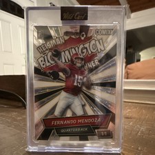 Wild Card Heisman Bloomington Winner Fernando Mendoza Rookie 1/1 Football