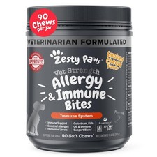 Zesty Paws Vet Strength Dog Allergy Relief Chews Dog Probiotics for Itchy Ski...