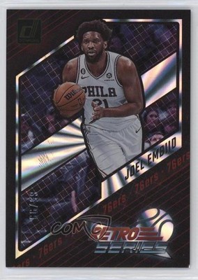 2023-24 Panini Donruss Retro Series Holo Laser 65/99 Joel Embiid #18 1g2w