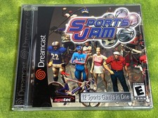 Sports Jam Sega Dreamcast DC Game No Scratches Complete CIB Ultra Rare !!!!!!!!!
