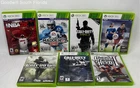 Assorted Xbox 360 Sports Action & Adventure Video Game Titles Lot Of 7 Pcs