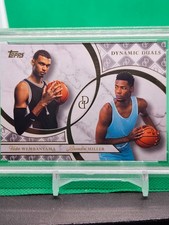 2024 TOPPS DYNAMIC DUALS NON-BASEBALL SHORT PRINT #SP1 WEMBANYAMA/MILLER PSA 9