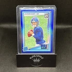 2025 Optic Jaxson Dart Rated Rookie Blue Hyper Prizm Giants Color Match